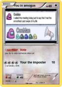 You in amogus