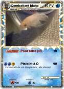 Combattant blan