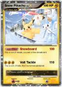 Snow Pikachu