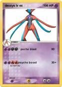 deoxys lv ex
