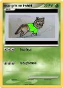 loup gris en