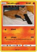cat with a gun