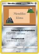 Mendiko klima