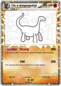 I'm a stegosaur