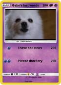 Gabe’s last&nbsp;(...)