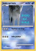 husky qui hurle