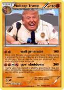 Wall cop Trump
