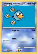 blue angry bird