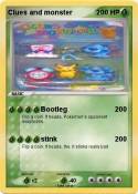 Clues and monst