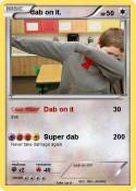 dab on it.