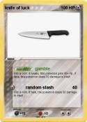 knife of luck
