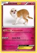 lick nose