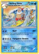 Surfing Santa