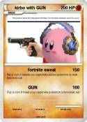 kirbo with GUN