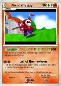 Flying shy guy