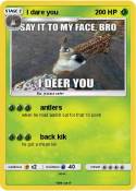 I dare you
