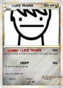 I LIKE TRAINS