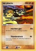 war pikachu