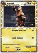 the rock