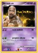 the rock