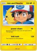 Ash and Pikachu