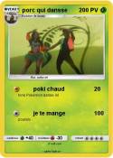 porc qui dansse