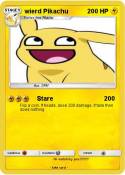 wierd Pikachu