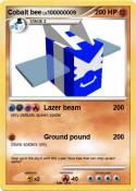 Cobalt bee