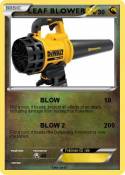 LEAF BLOWER