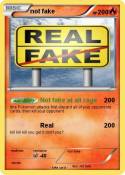 not fake