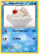 whipped cream