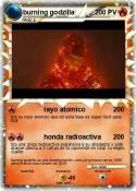 burning godzill