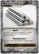 steel bar of