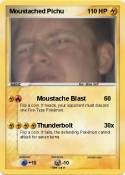 Moustached