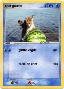 chat goutte