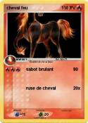 cheval feu