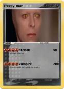creepy man