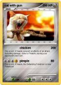 cat with gun