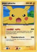 angry pikachu