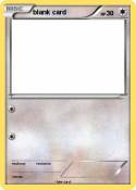 blank card