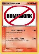Vote no homewor