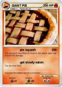 GIANT PIE