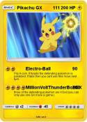 Pikachu GX 111