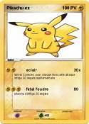 Pikachu ex