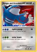 Kyogre and Grou