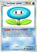 ice flower powe
