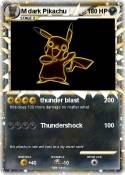 M dark Pikachu