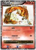 Fire wolf
