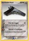 Handleable Pist