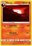 The sun